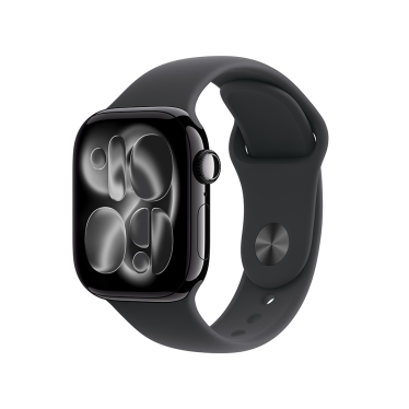 [Open Box] Apple Watch S11 - 42mm - Jet Black Aluminium - Black Sport Band - M/L