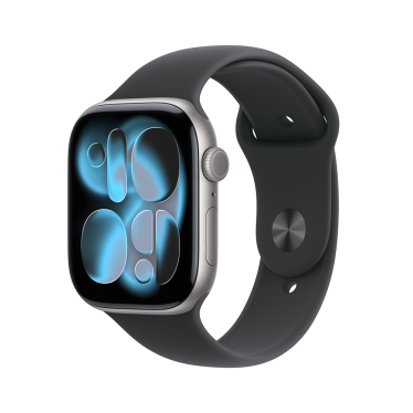 Apple Watch S11 - 46mm - Space Grey Aluminium - Black Sport Band - S/M