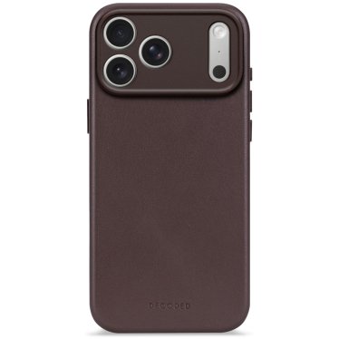 Decoded Leather Backcover - iPhone 17 Pro Max - Chocolate Brown
