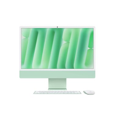iMac 24" Green - M4 8C-CPU & 8C-GPU - 16GB - 256GB - NO Eth - Mouse - MK-TID-NUM