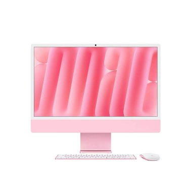 iMac 24" Pink - M4 8C-CPU & 8C-GPU - 16GB - 256GB - Gbit Eth - Mouse - MK-TID-NUM