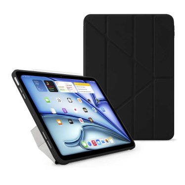 Pipetto Origami Case - iPad Air 10.9" (2020/2022) / iPad Air 11" (2024-2026) - Black