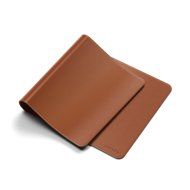 Satechi Premium Vegan Leather Desk Mat - Brown