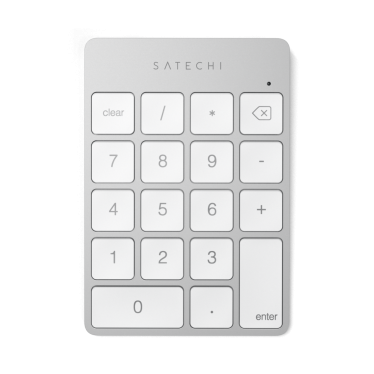@Satechi Slim Wireless Keypad - USB-C - Silver