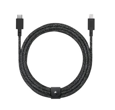 Native Union Belt Cable Kevlar - USB-C to Lightning - 3m - Cosmos Black